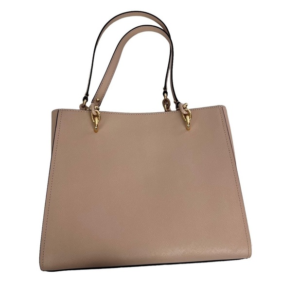 NWT MICHAEL Michael KORS Women’s Leather Tote Purse/Handbag Soft Pink Gold - Picture 2 of 16